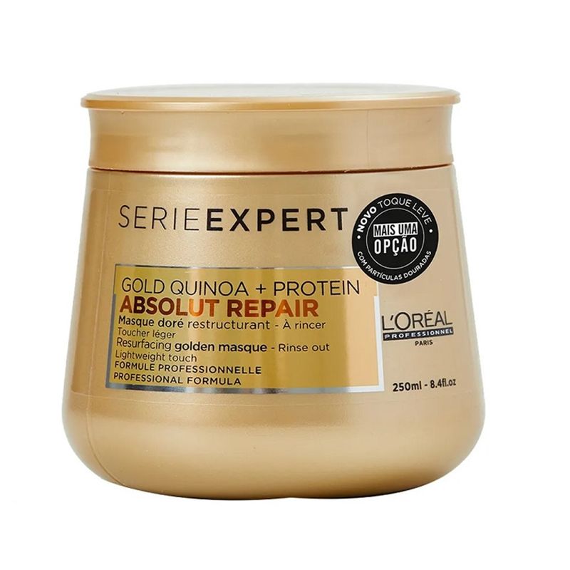 Máscara Light Loreal Professionnel Absolut Repair Gold Quinoa + Protein