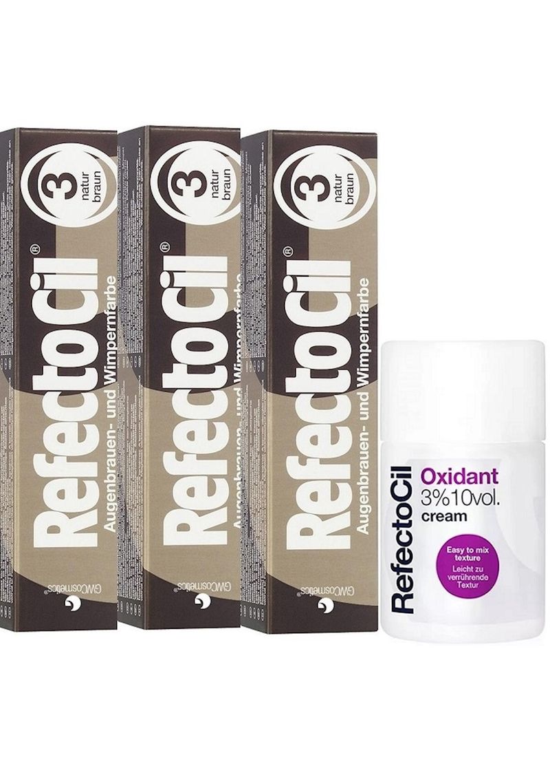 Kit-Refectocil-3-Tinta---1-Oxidante-Creme-Nº3-Castanho-Natural