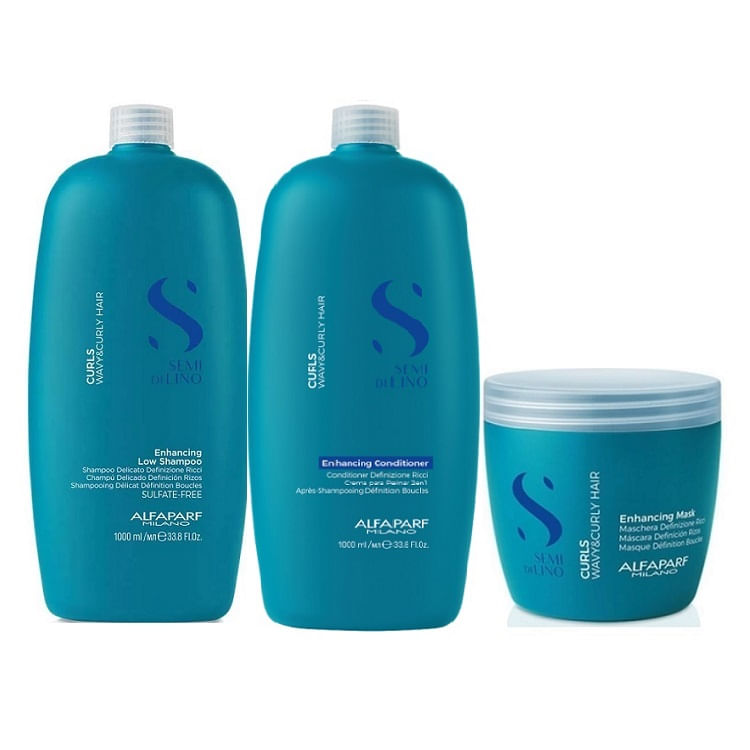 Kit de Tratamento Alfaparf Semi Di Lino Curls