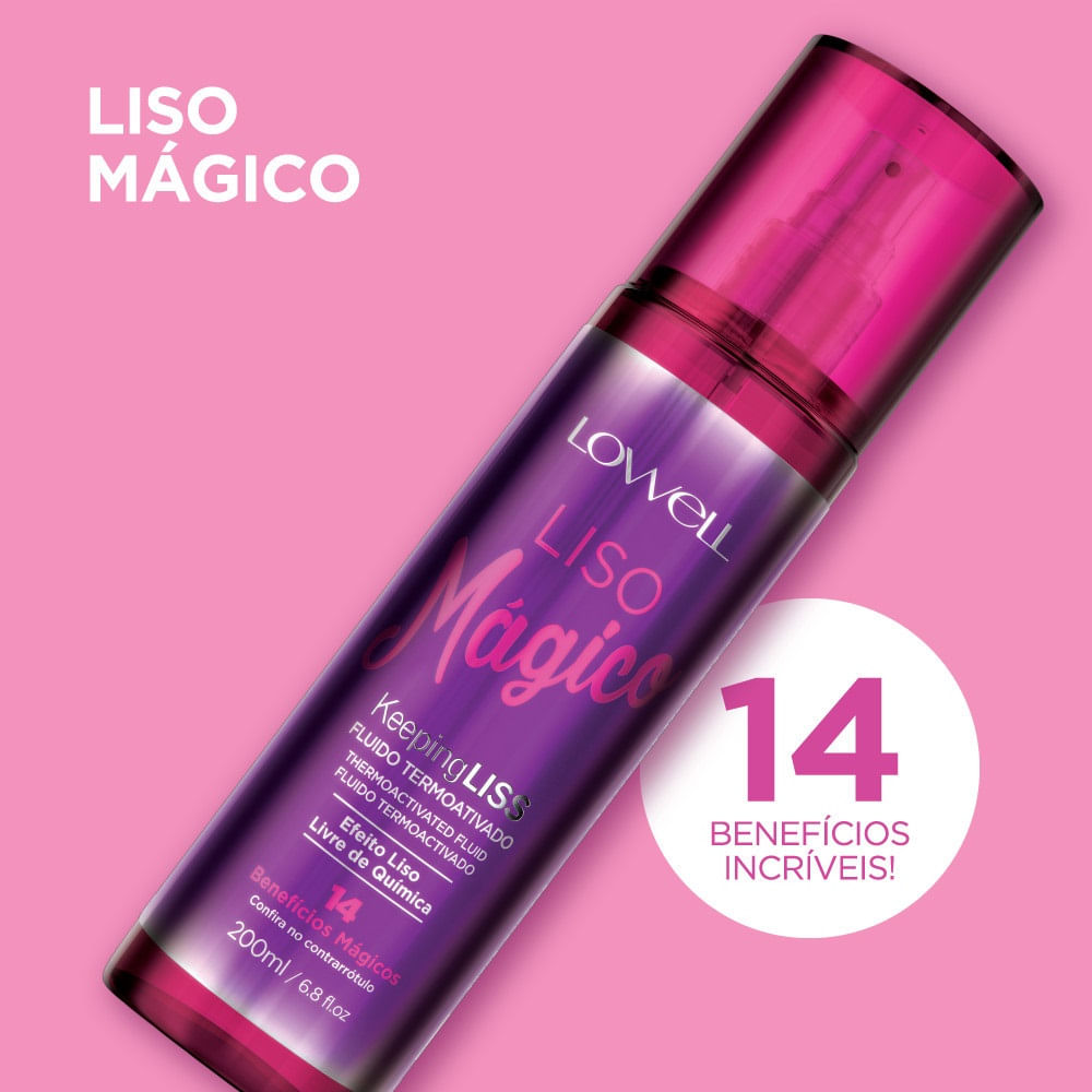 Keeping Liss Thermo Active Fluid Liso Mágico Perfect Smooth 200ml - Lo