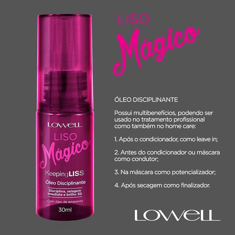 Óleo Lowell Liso Mágico Keeping Liss 30ml | Beleza de Mulher - Beleza