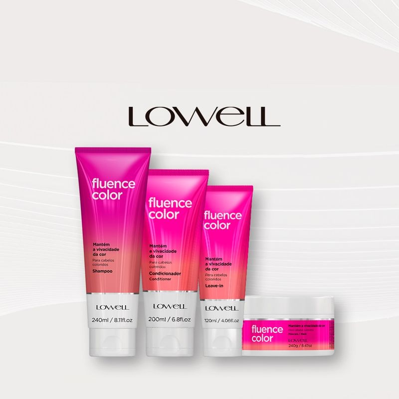 Máscara Lowell Fluence Color 240g Beleza de Mulher