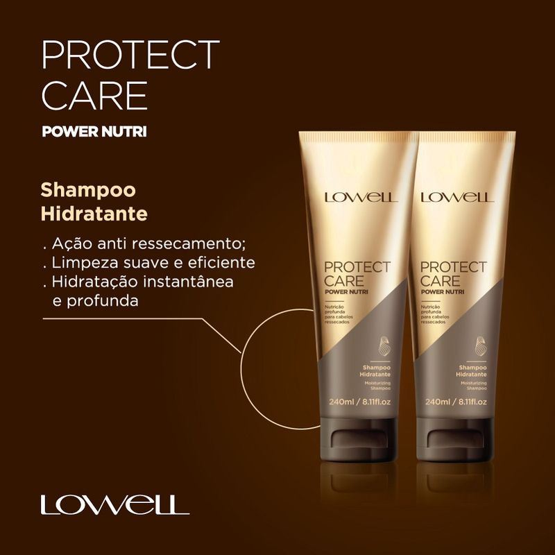 Shampoo Lowell Protect Care Power Nutri 1 Litro