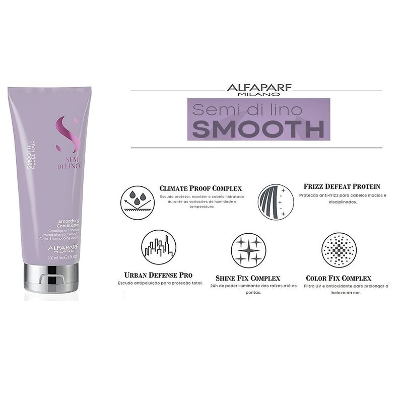 Condicionador-Alfaparf-Semi-di-Lino-Smooth-200ml-Imagem-02