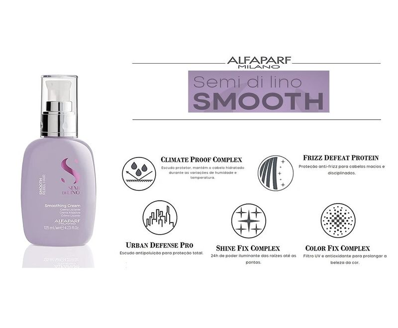 Spray Alfaparf Semi di Lino Smooth Smoothing Cream 125ml