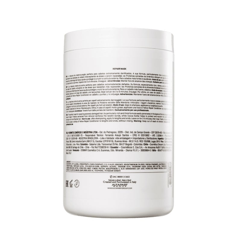 Máscara Yellow Repair 1000ml Beleza de Mulher