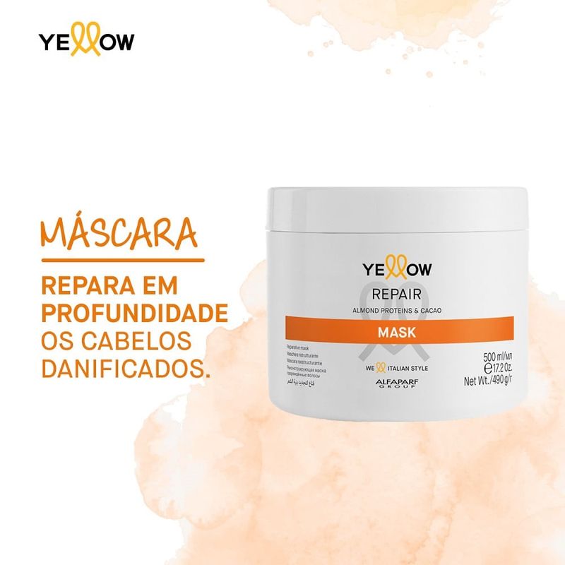 Máscara Yellow Repair 1000ml Beleza de Mulher