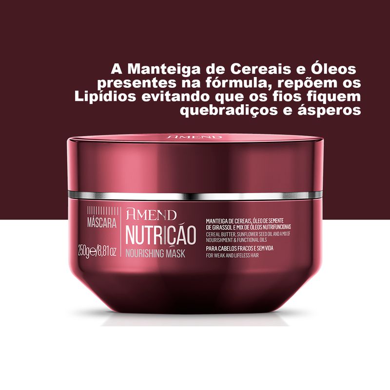 Mascara-Capilar-Amend-Nutricao-250g-principio-ativo