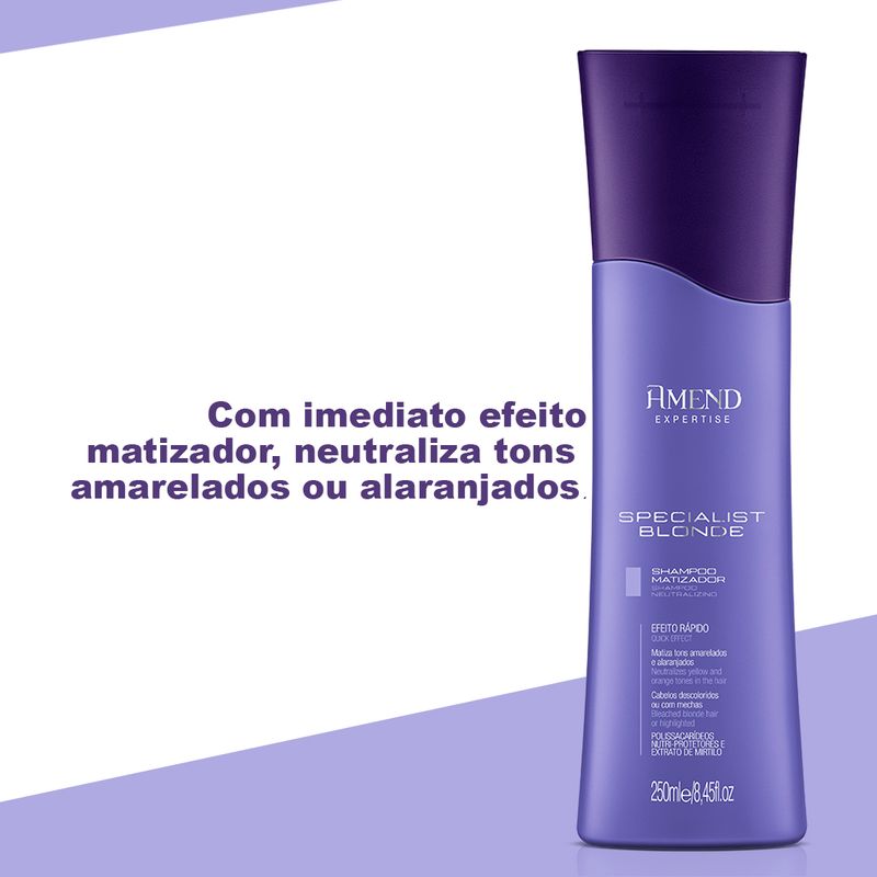 Shampoo-Matizador-Amend-Specialist-Blonde-Expertise--250ml-principios-ativos