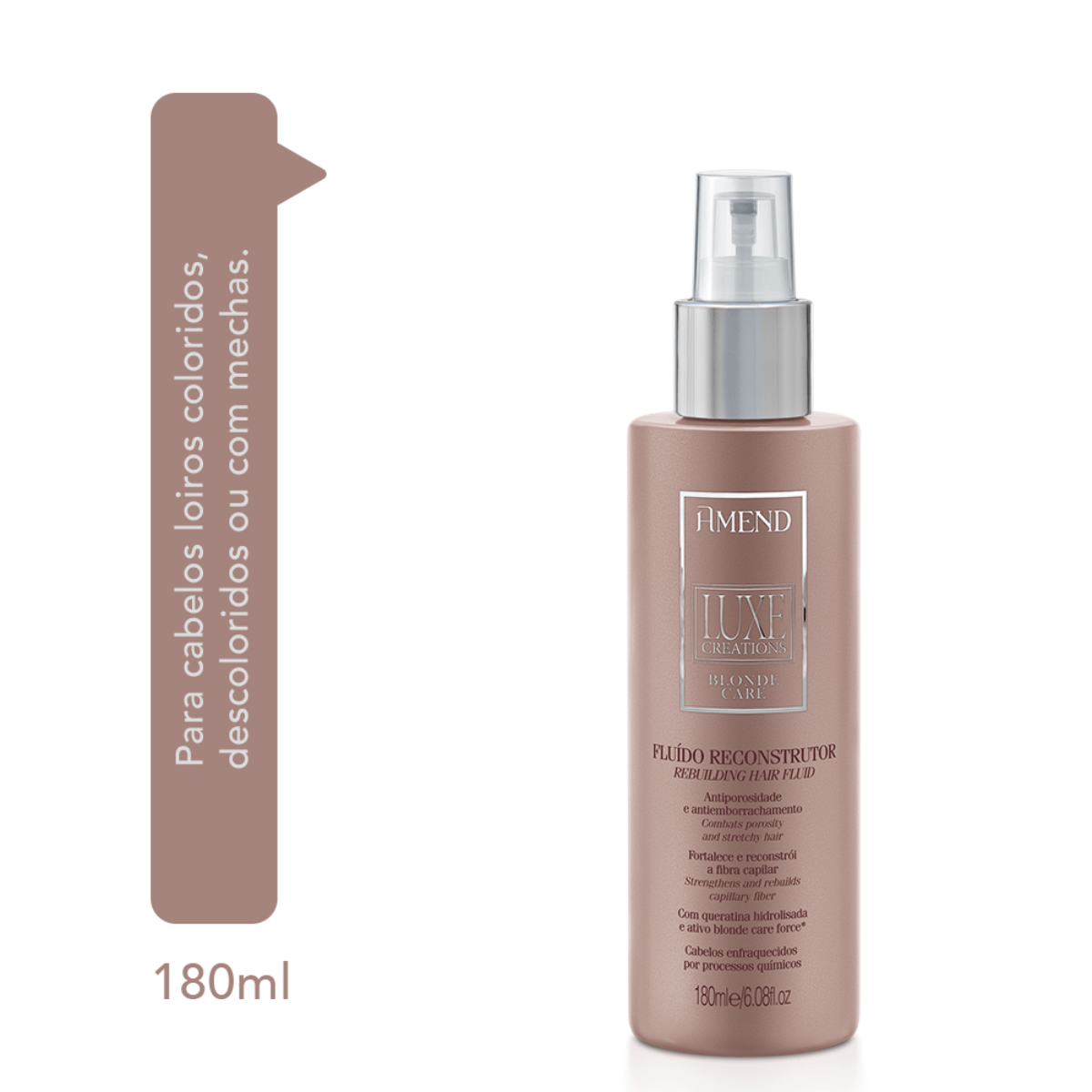 Amend Cosmetique – Luxe Creations Blonde Haarspülung Extreme Treatment Für Gebleichtes, Blondiertes Haar